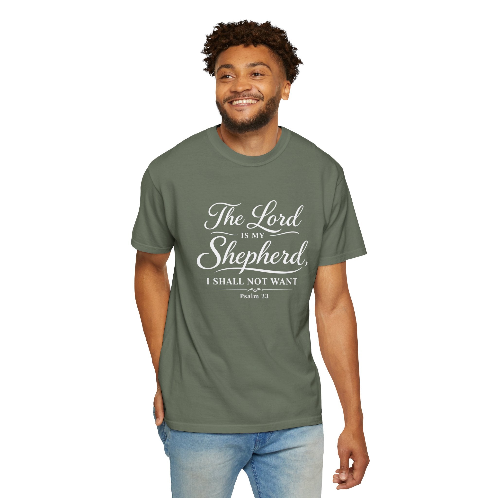 The Lord is My Shepherd Psalm 23 T-shirt | Christian Faith Tee | Unisex Tee