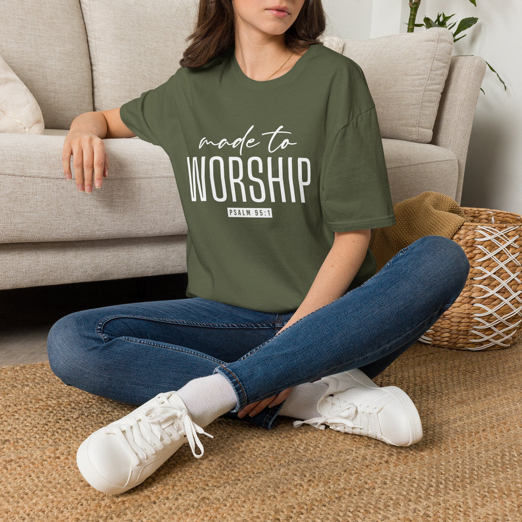 Made to Worship T-Shirt (Psalm 95:1)