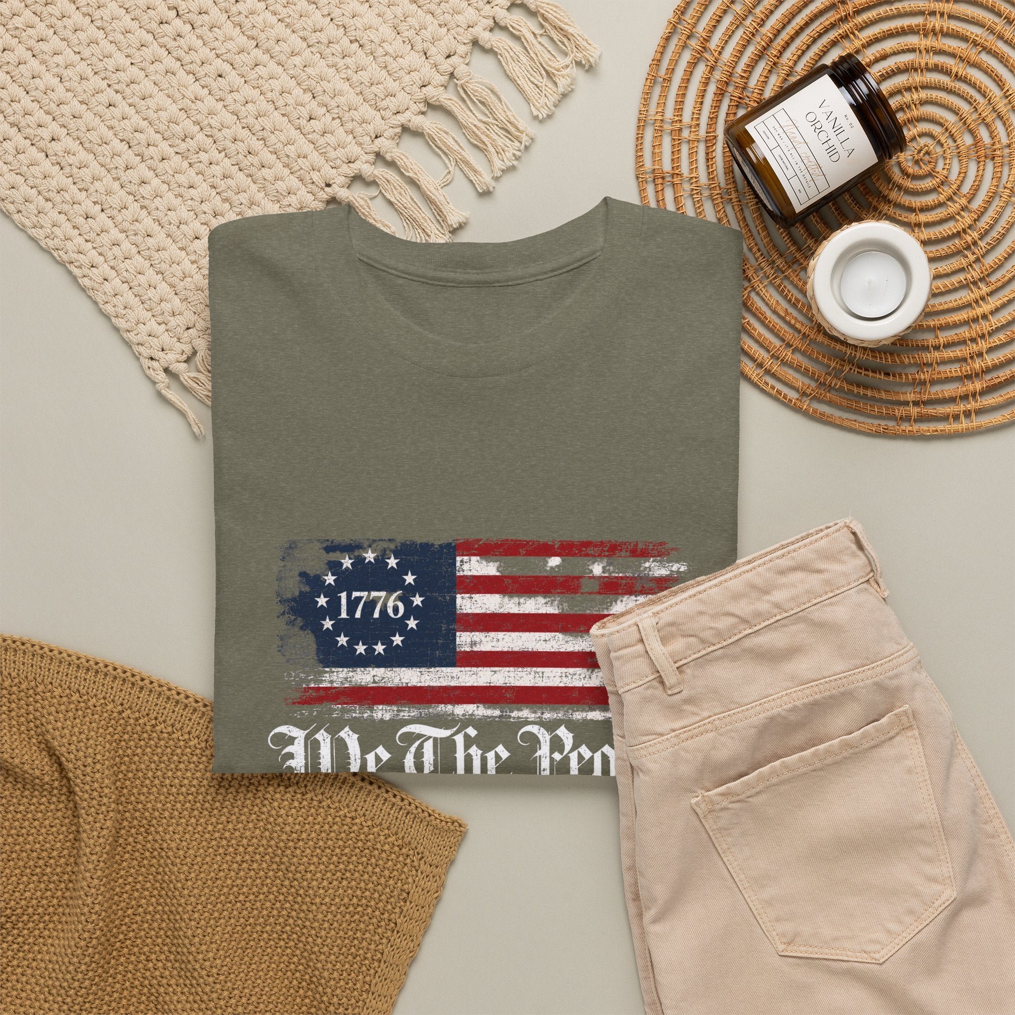We The People 250 Years T-Shirt — 1776 American Flag Independence Day Tee