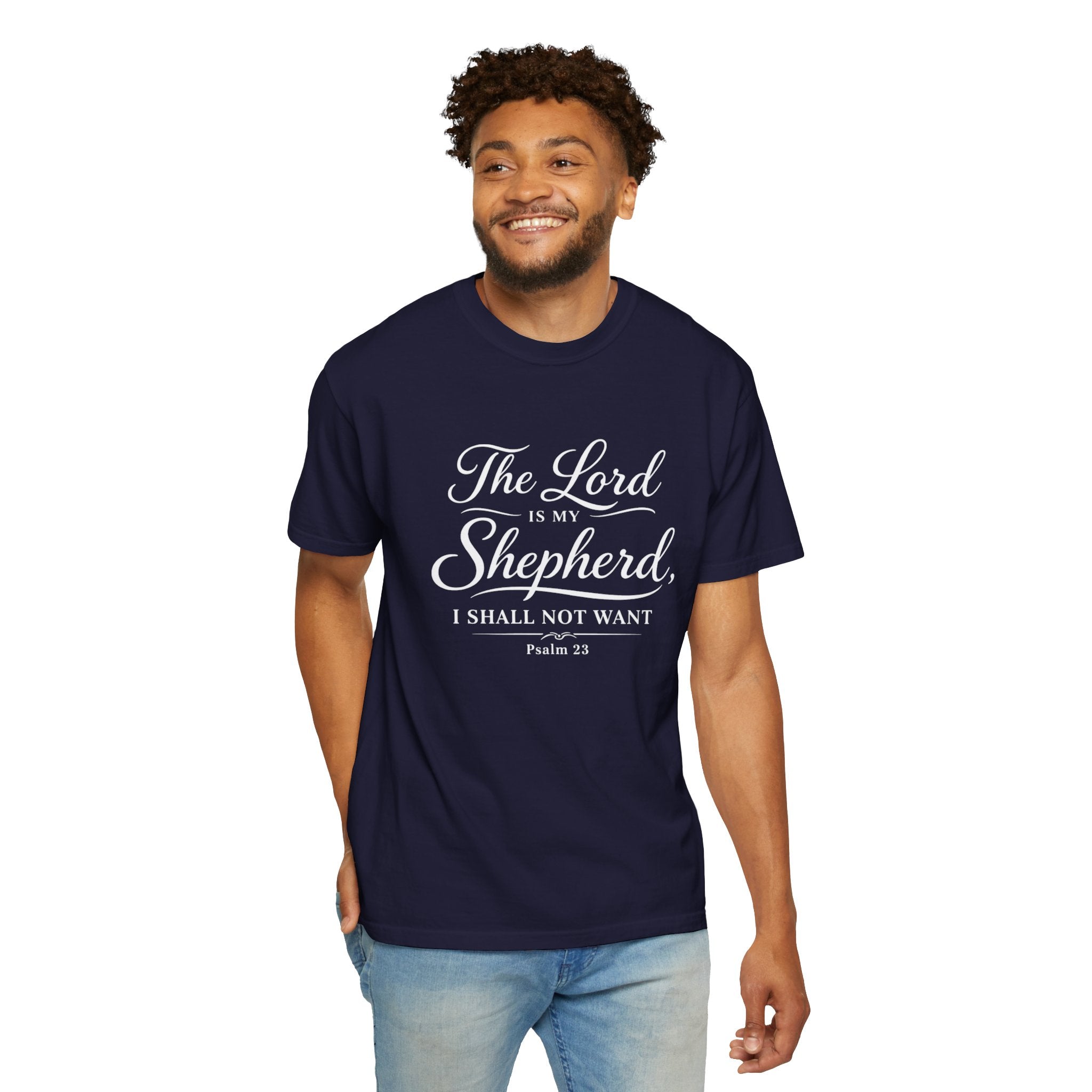The Lord is My Shepherd Psalm 23 T-shirt | Christian Faith Tee | Unisex Tee