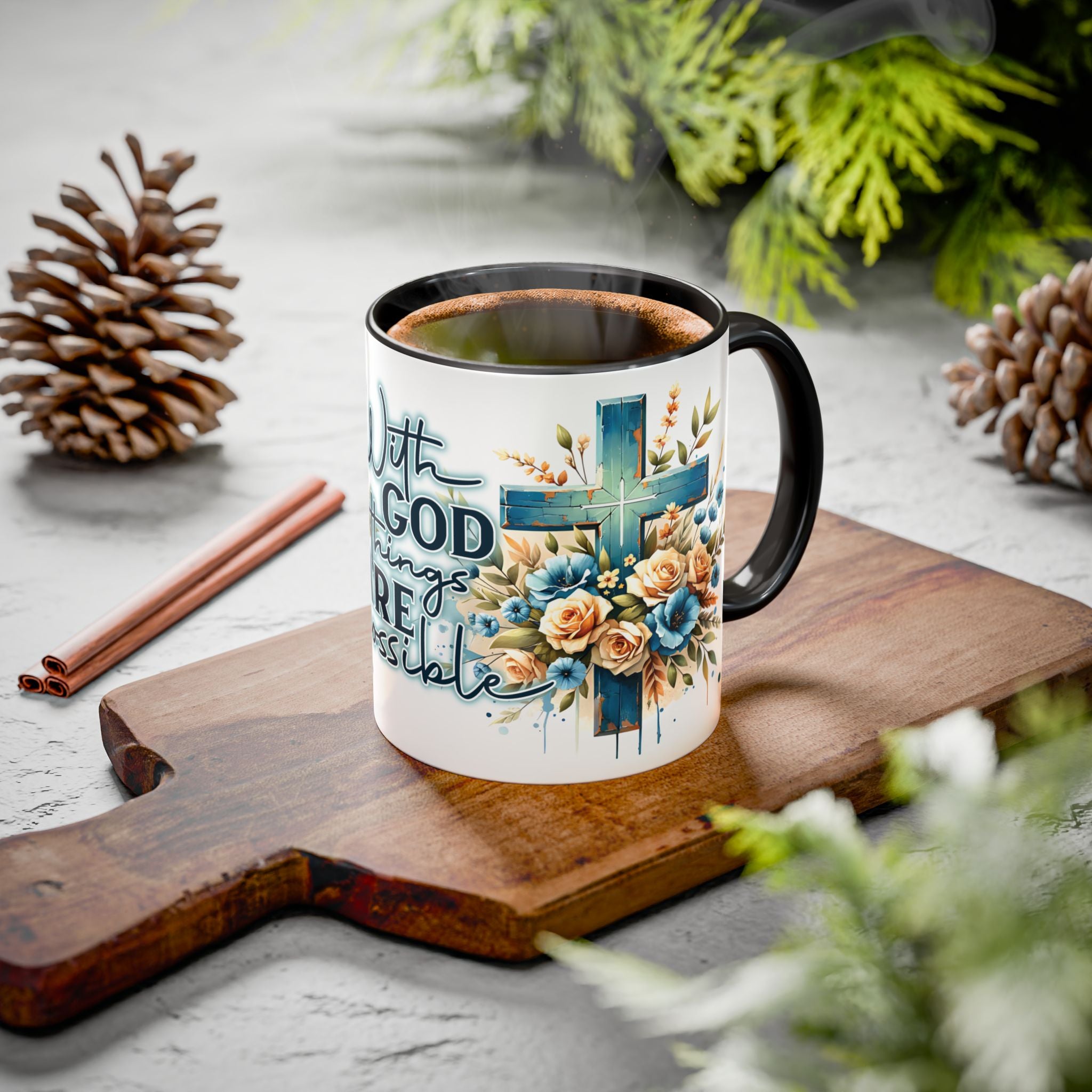 "With God All Things Are Possible" Coffee Mug(11oz)