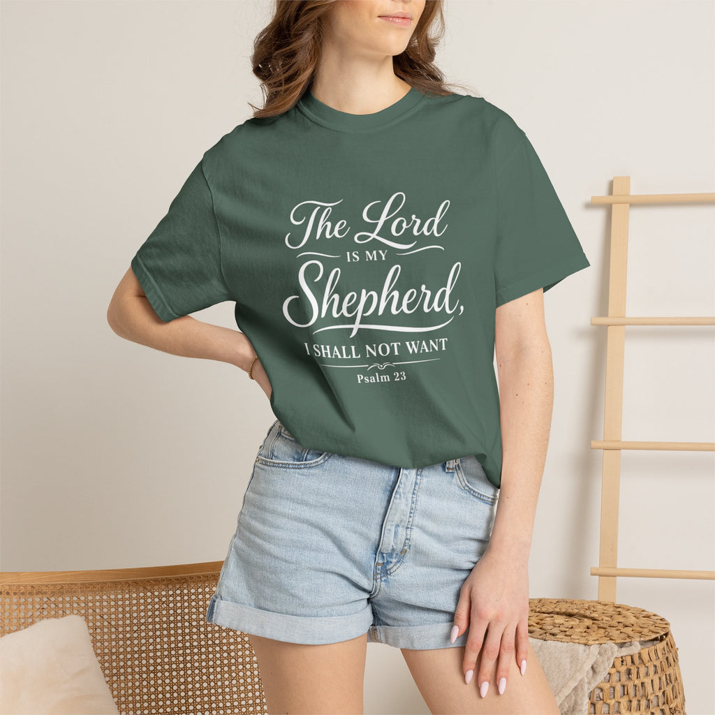 The Lord is My Shepherd Psalm 23 T-shirt | Christian Faith Tee | Unisex Tee