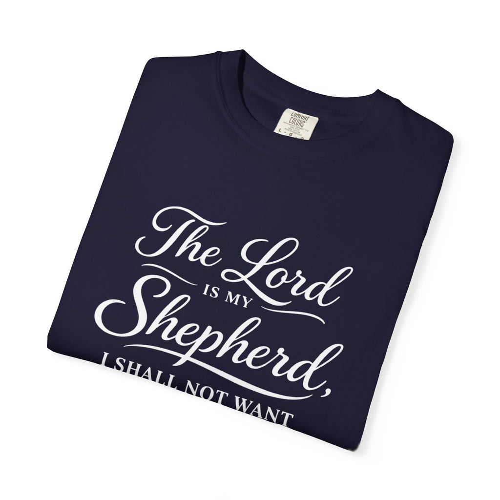 The Lord is My Shepherd Psalm 23 T-shirt | Christian Faith Tee | Unisex Tee