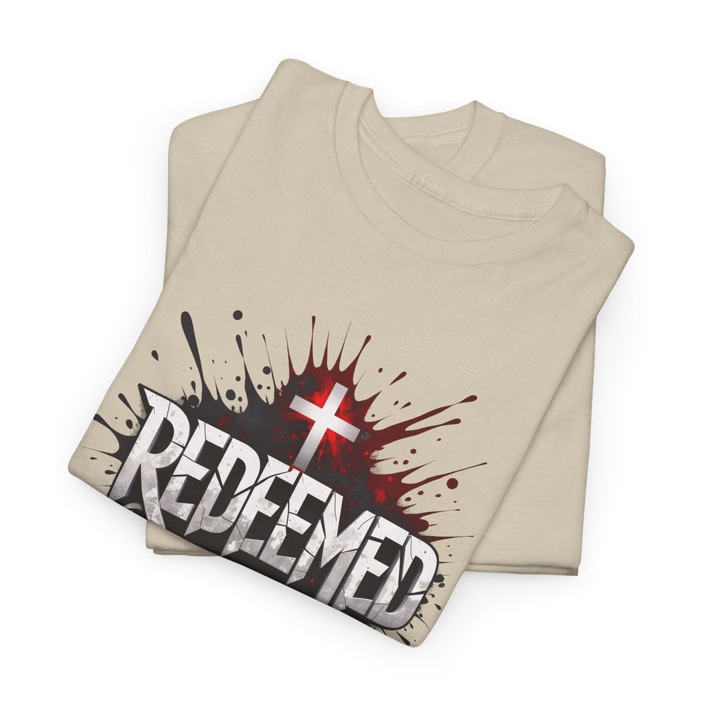 Redeemed Cross T-Shirt — Christian Faith Graphic Tee