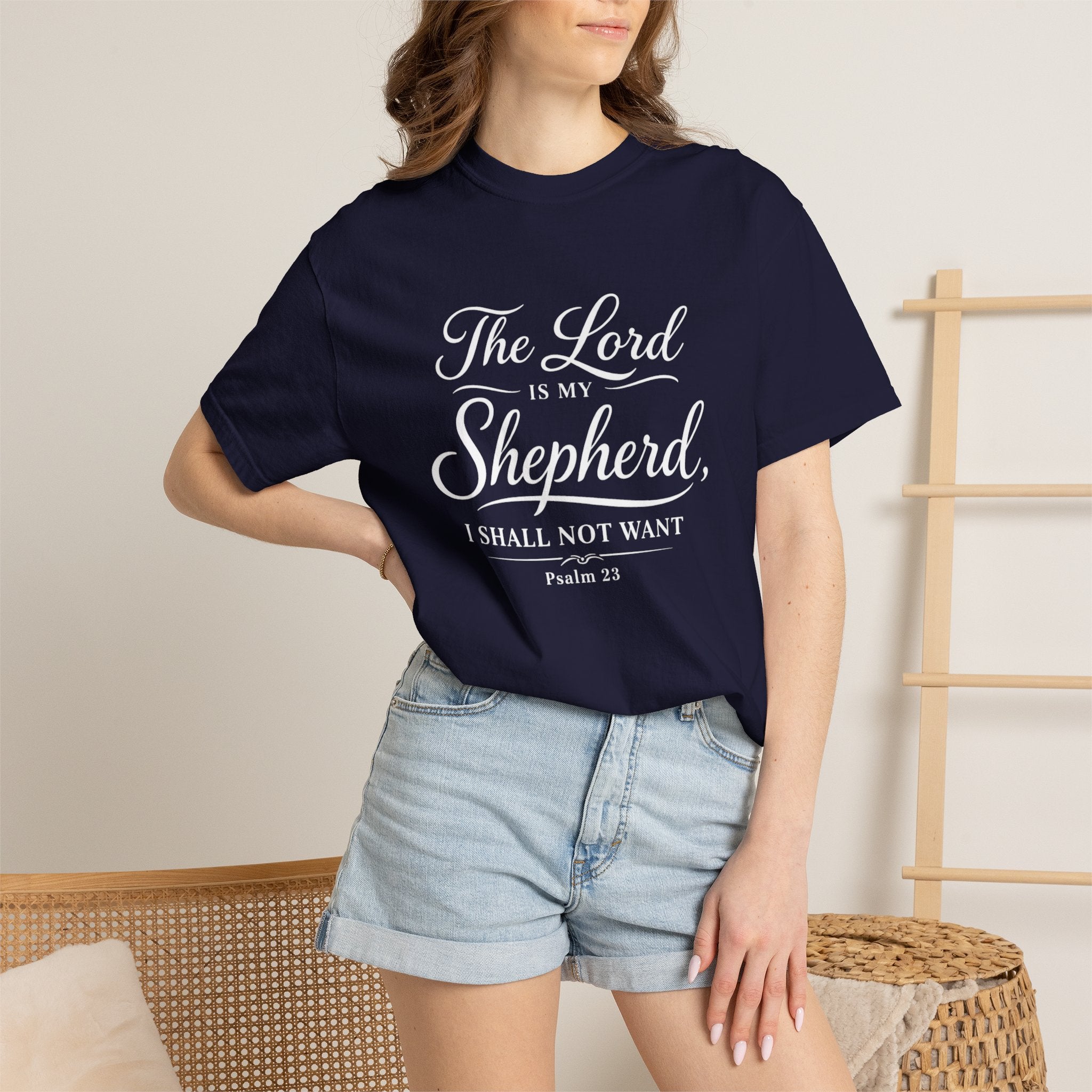 The Lord is My Shepherd Psalm 23 T-shirt | Christian Faith Tee | Unisex Tee