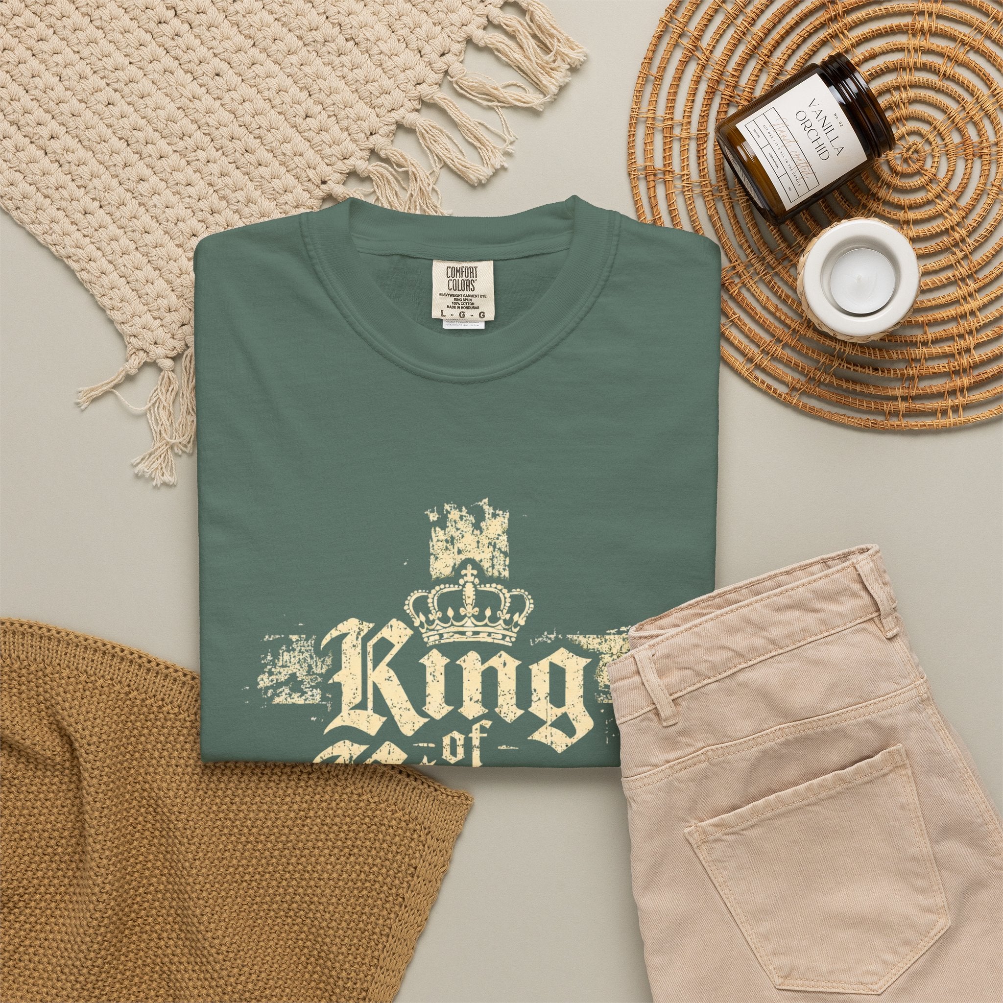 King of Kings cross graphic T-Shirt | Comfort Colours | Unisex Tee