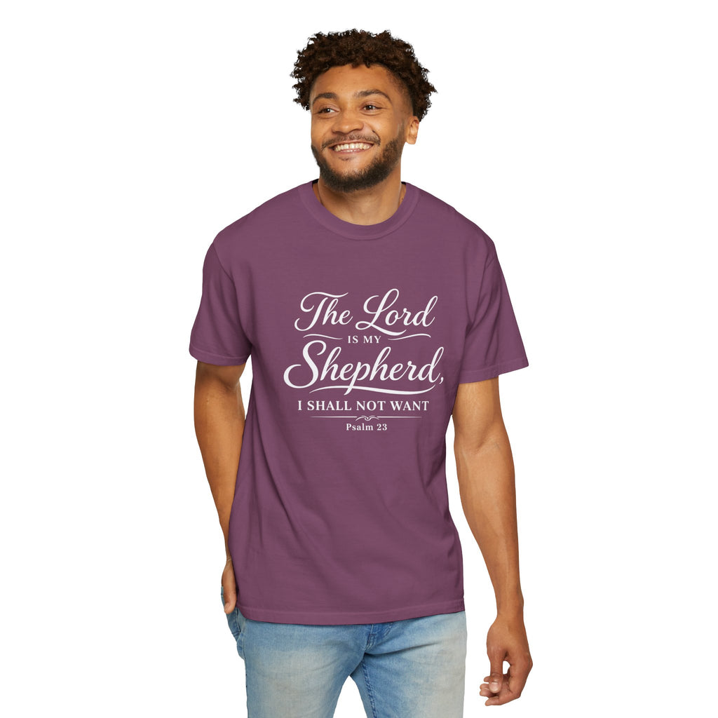 The Lord is My Shepherd Psalm 23 T-shirt | Christian Faith Tee | Unisex Tee