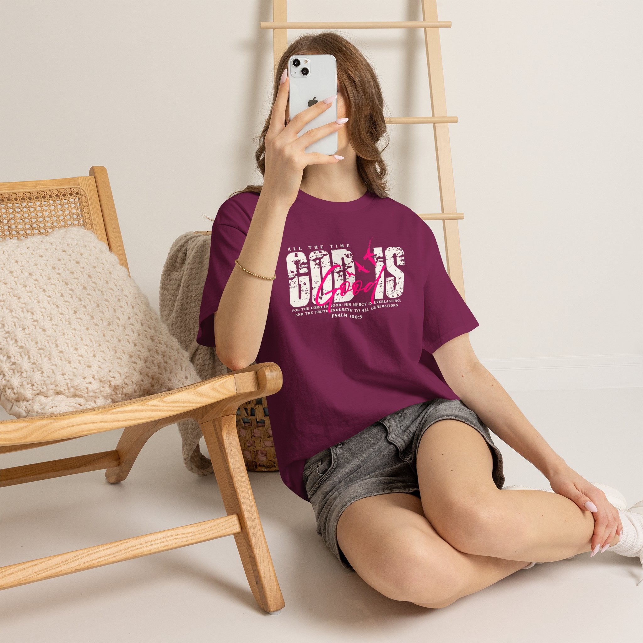 God Is Good All The Time Psalm 100:5 Unisex Tee