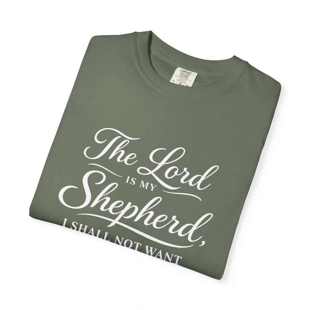 The Lord is My Shepherd Psalm 23 T-shirt | Christian Faith Tee | Unisex Tee
