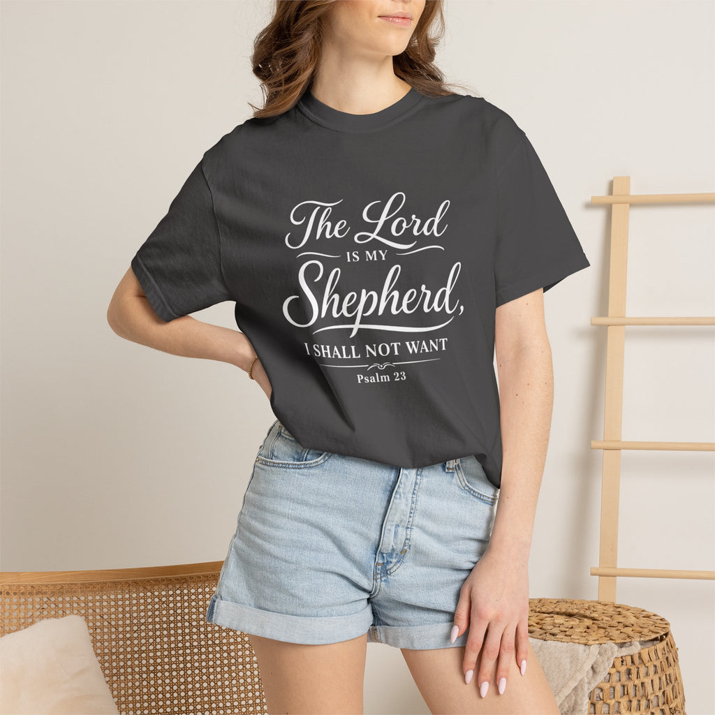 The Lord is My Shepherd Psalm 23 T-shirt | Christian Faith Tee | Unisex Tee