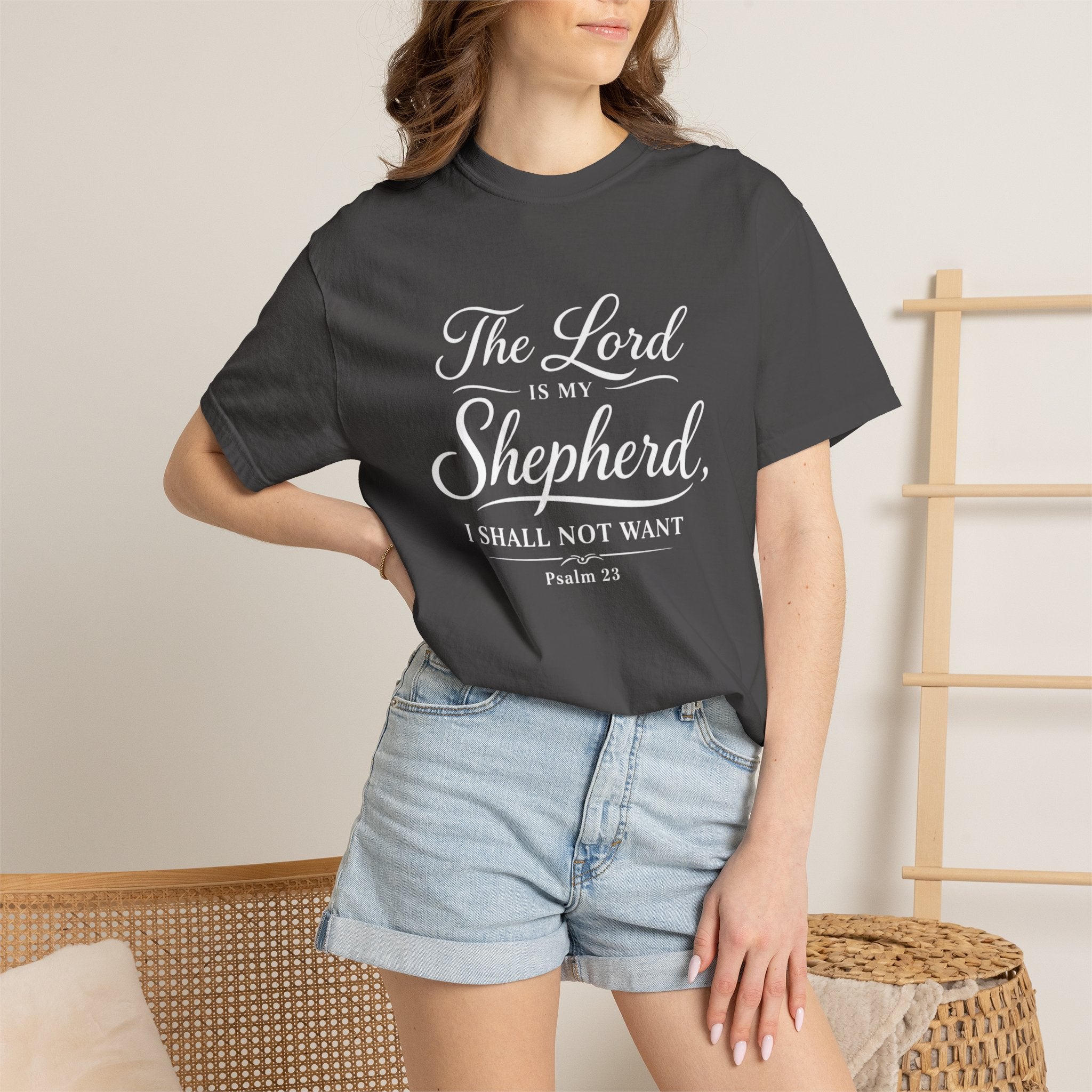 The Lord is My Shepherd Psalm 23 T-shirt | Christian Faith Tee | Unisex Tee
