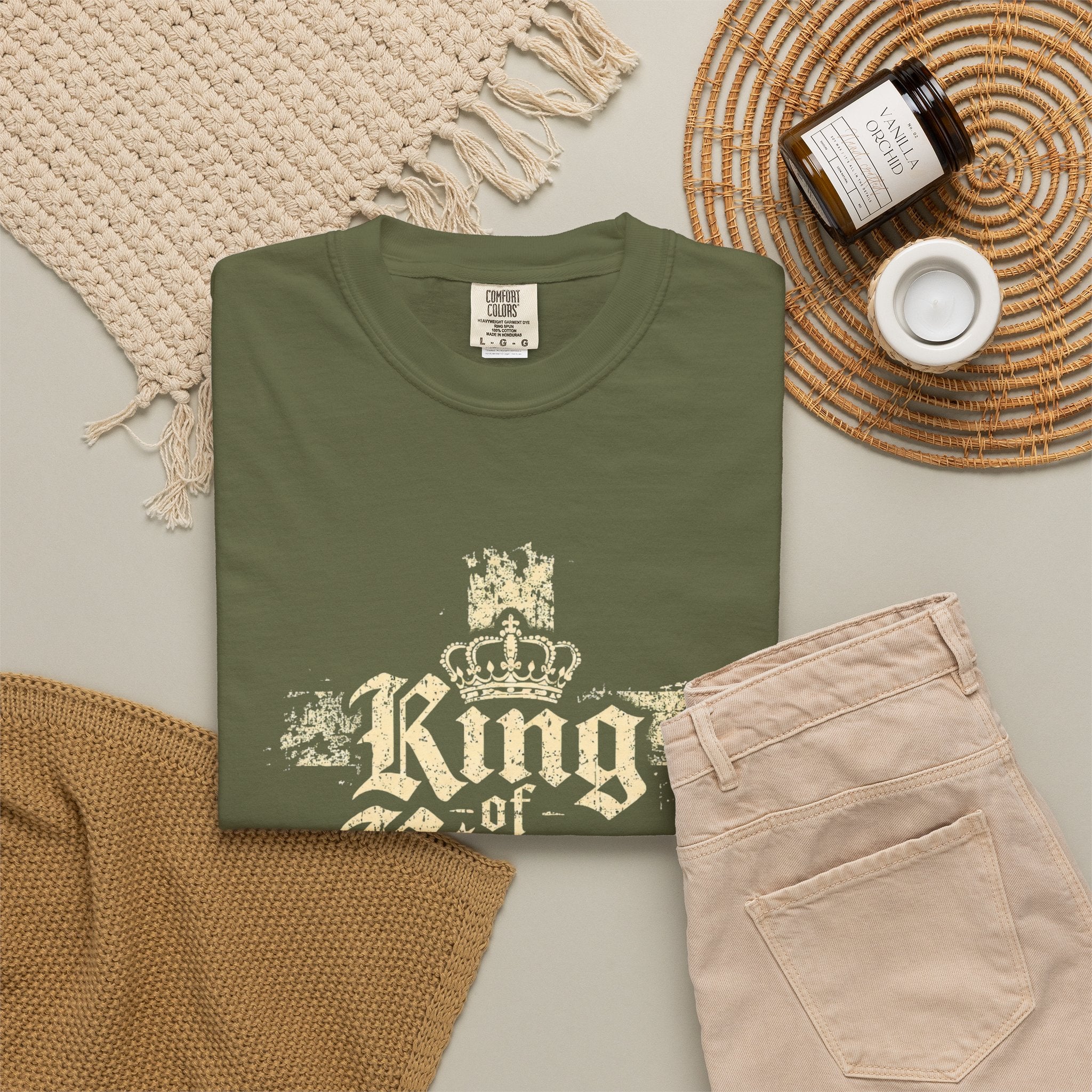 King of Kings cross graphic T-Shirt | Comfort Colours | Unisex Tee