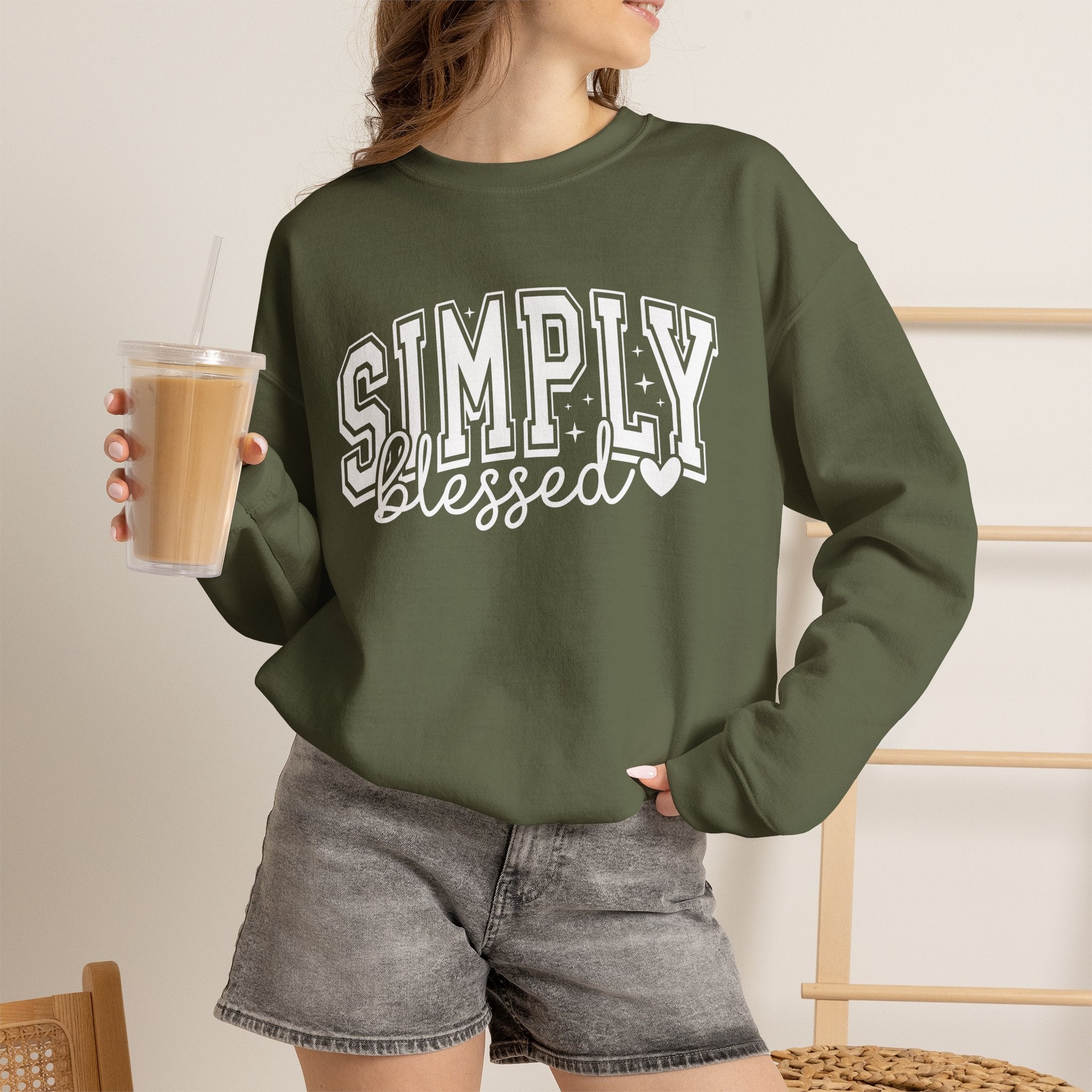 Simply Blessed Crewneck Sweatshirt