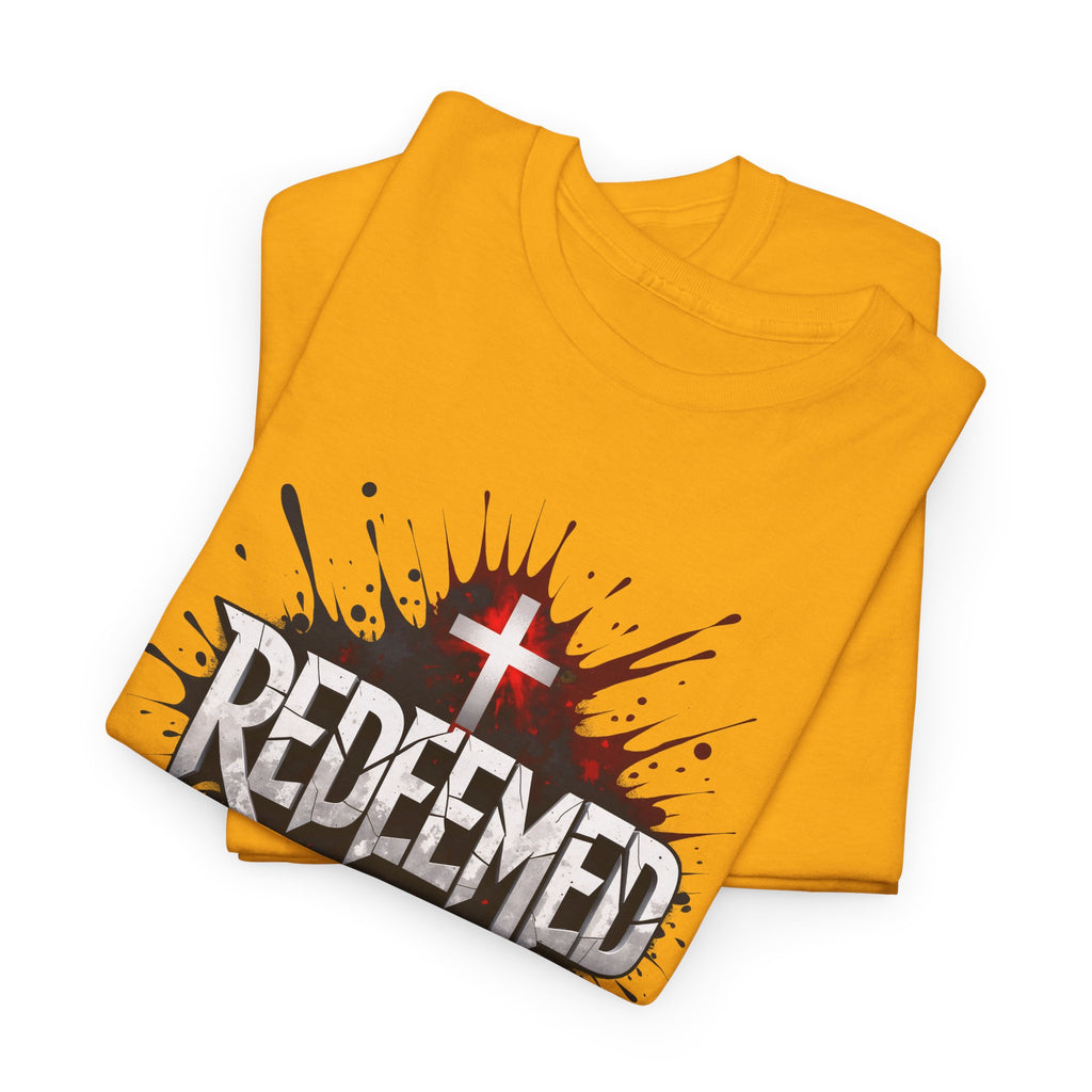 Redeemed Cross T-Shirt — Christian Faith Graphic Tee