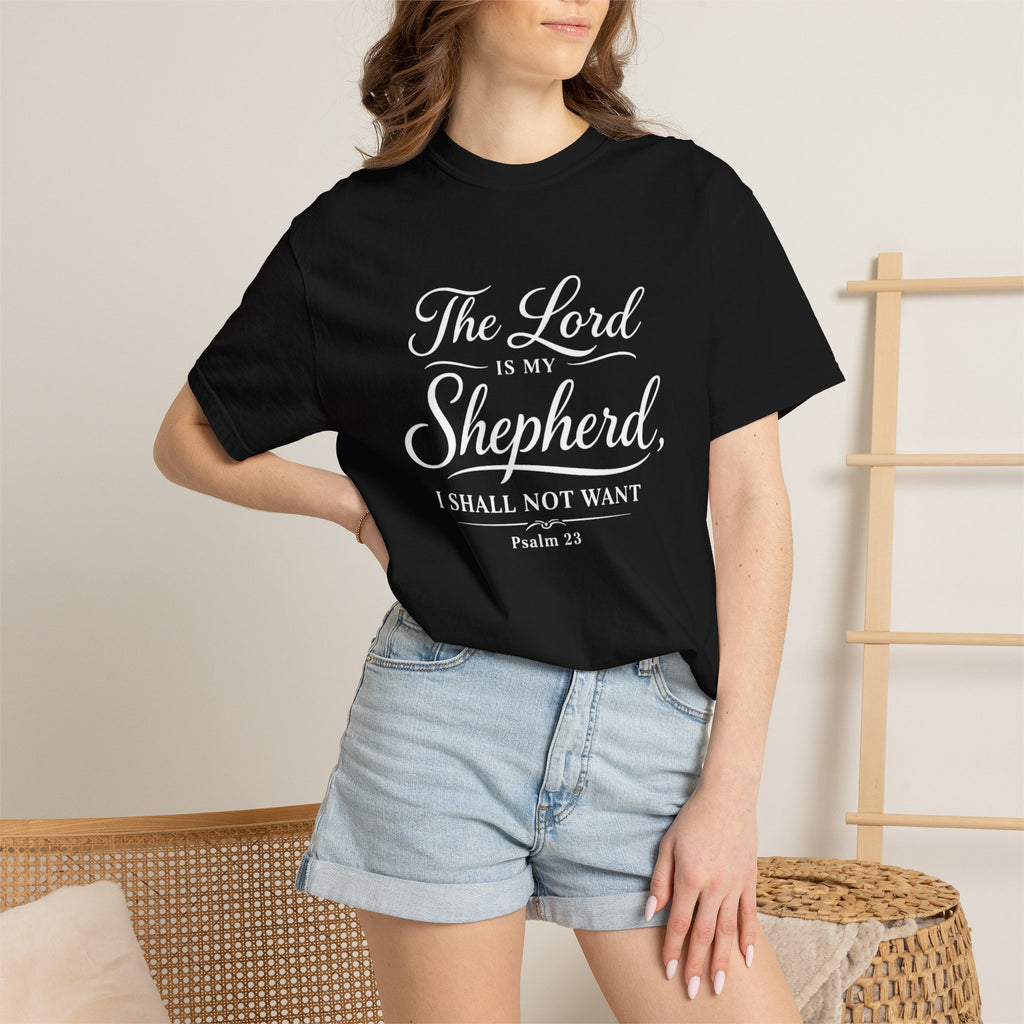 The Lord is My Shepherd Psalm 23 T-shirt | Christian Faith Tee | Unisex Tee