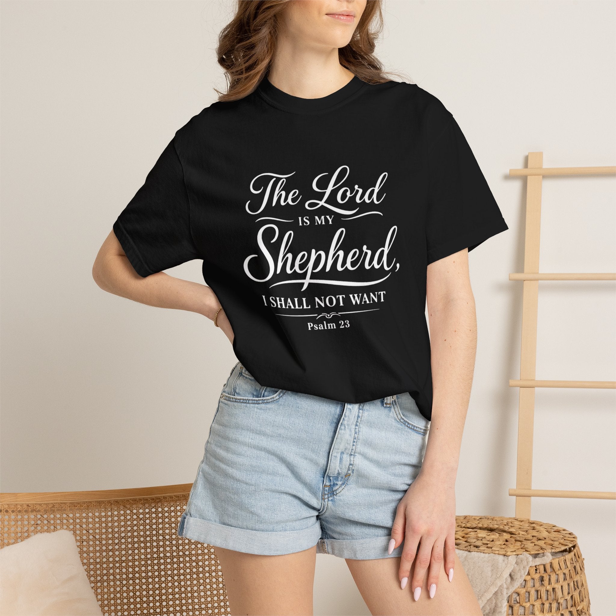 The Lord is My Shepherd Psalm 23 T-shirt | Christian Faith Tee | Unisex Tee