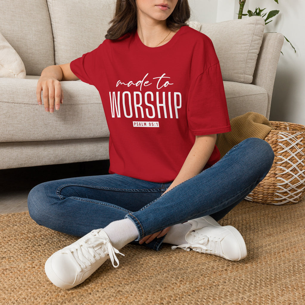 Made to Worship T-Shirt (Psalm 95:1)