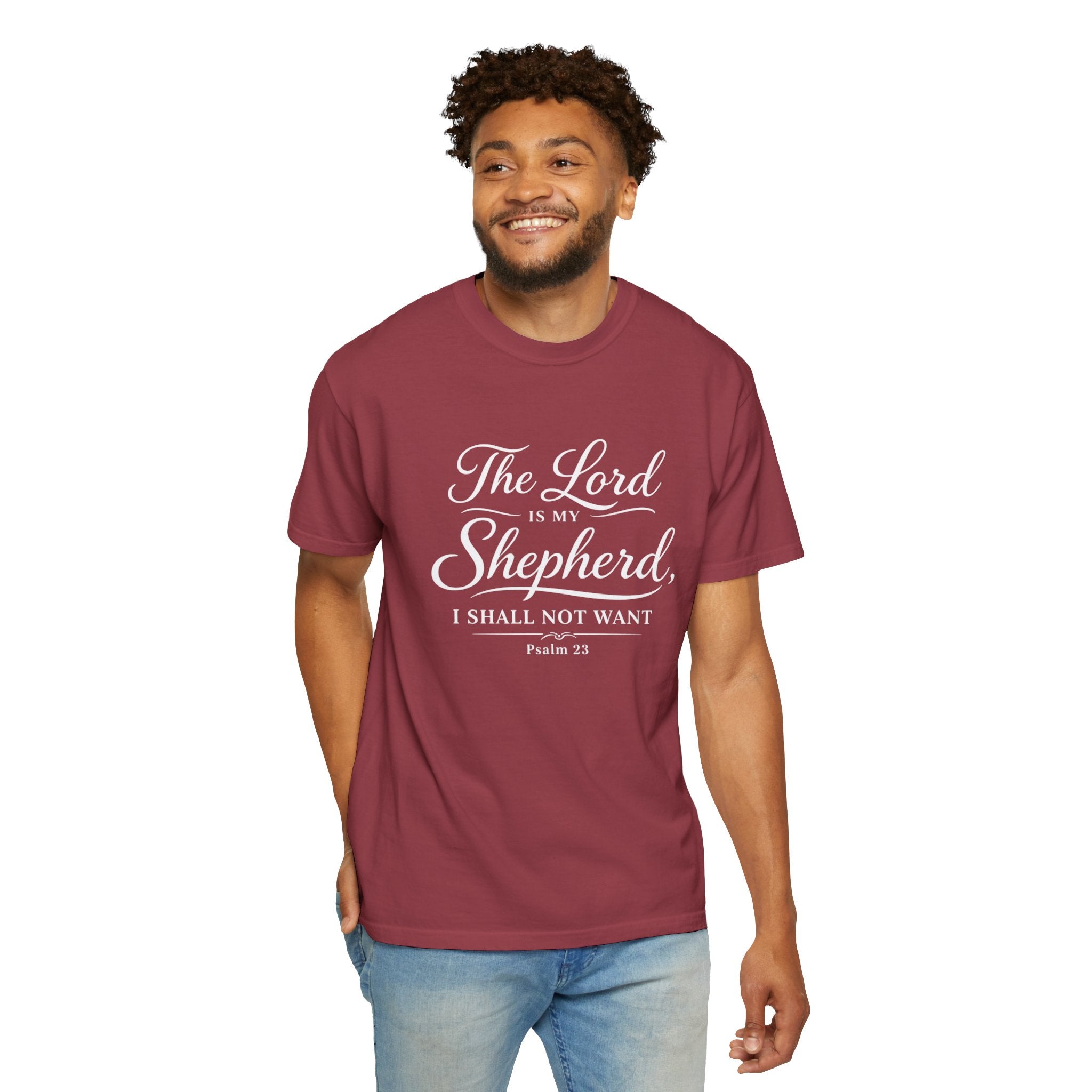 The Lord is My Shepherd Psalm 23 T-shirt | Christian Faith Tee | Unisex Tee