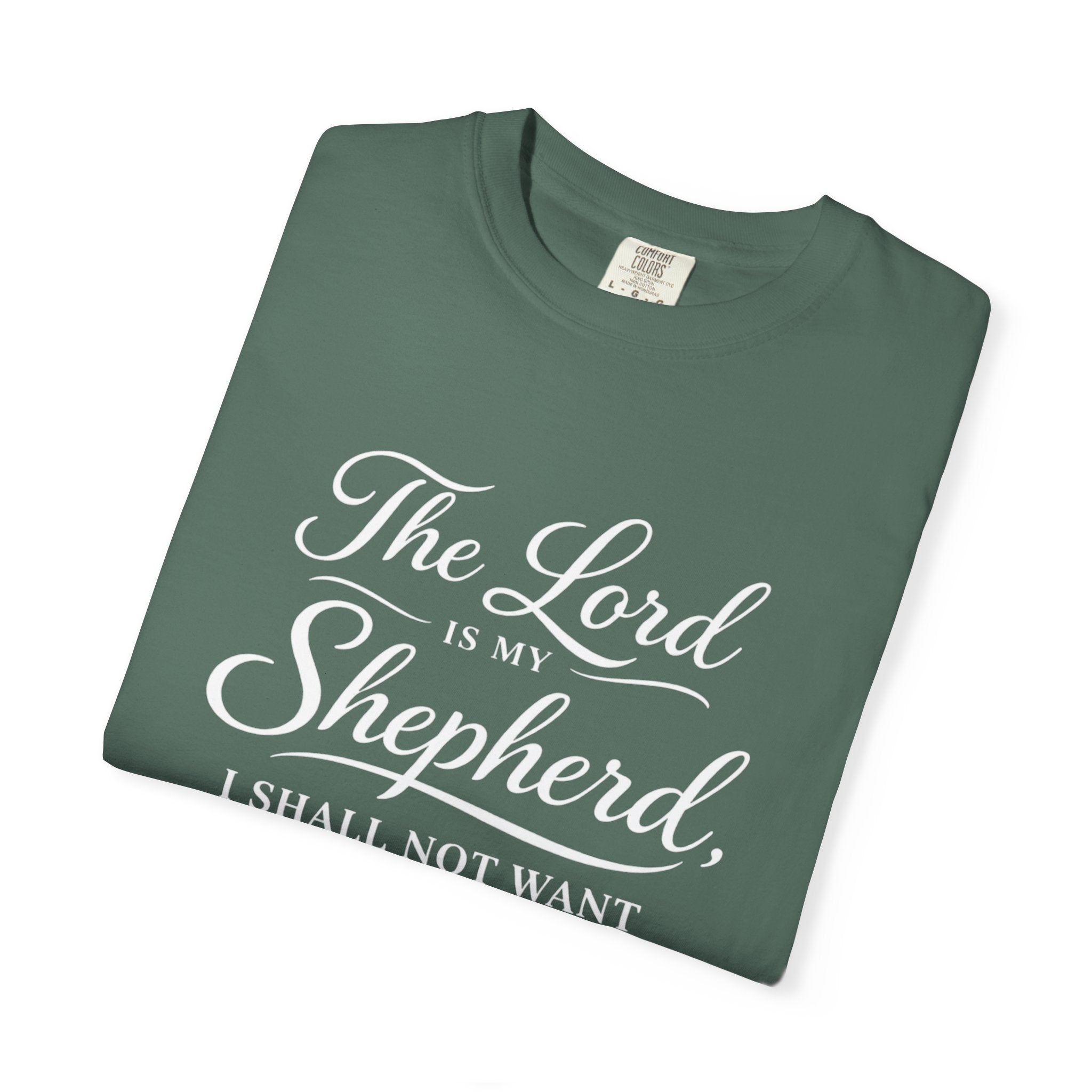 The Lord is My Shepherd Psalm 23 T-shirt | Christian Faith Tee | Unisex Tee