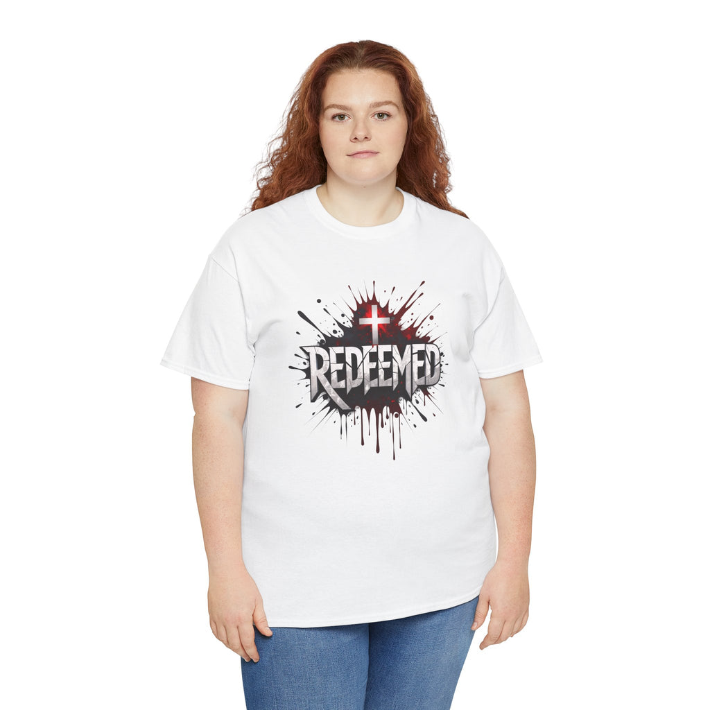 Redeemed Cross T-Shirt — Christian Faith Graphic Tee