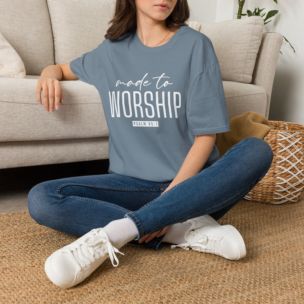 Made to Worship T-Shirt (Psalm 95:1)