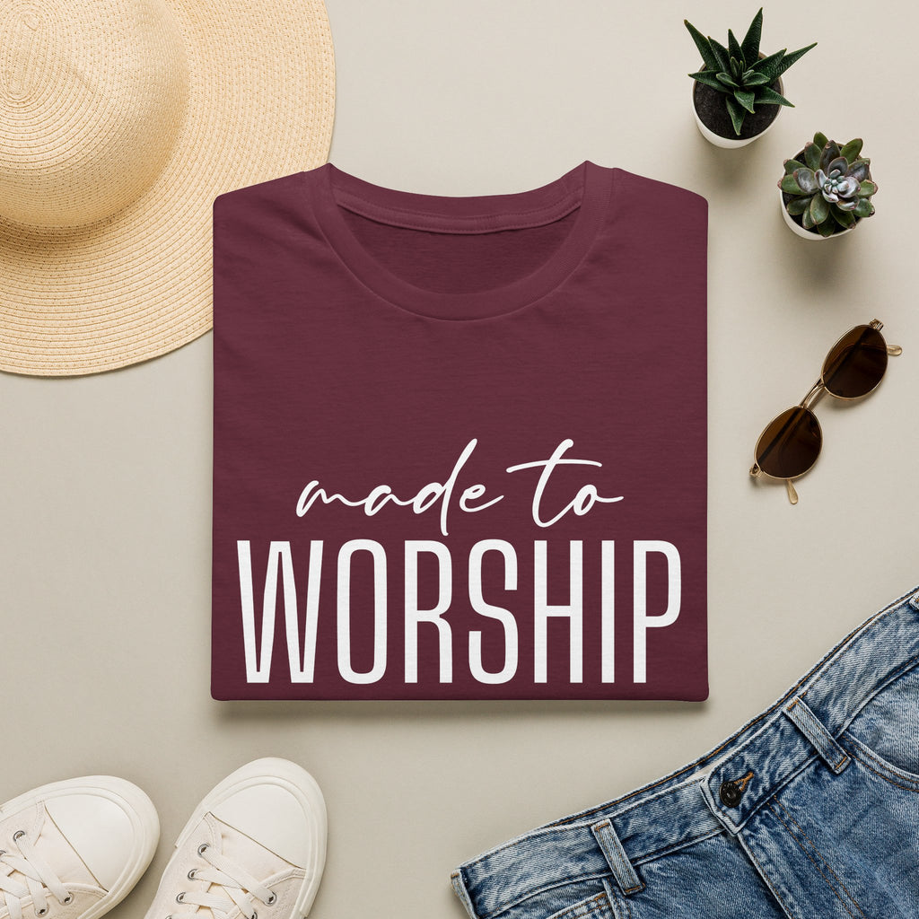 Made to Worship T-Shirt (Psalm 95:1)