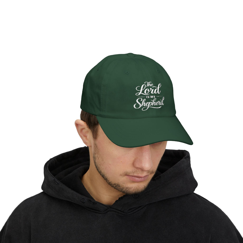 The Lord Is My Shepherd Embroidered Dad Cap