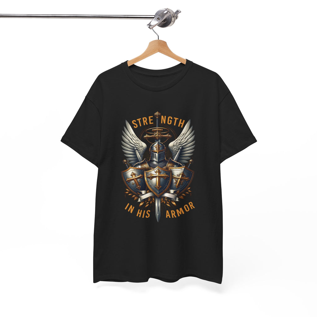 Strength in His Armor Christian Tee