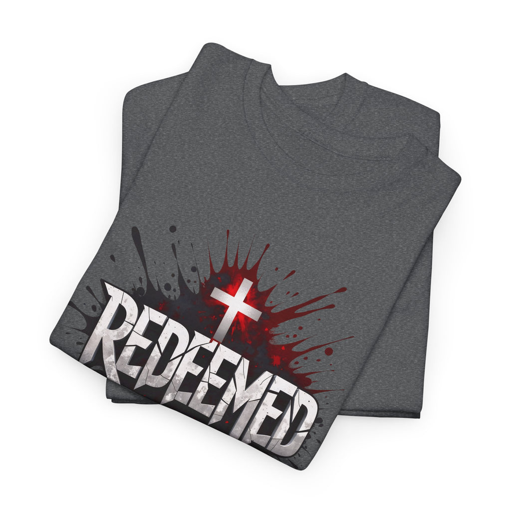 Redeemed Cross T-Shirt — Christian Faith Graphic Tee
