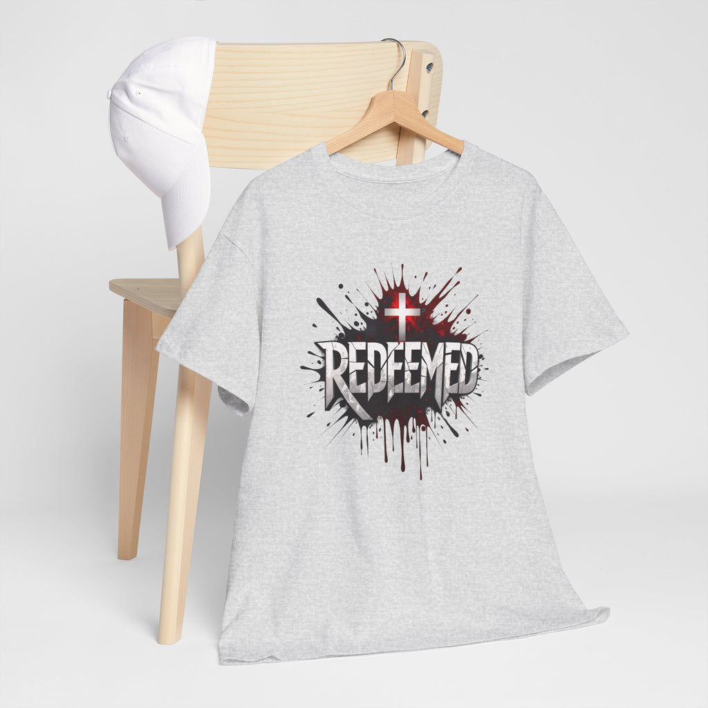Redeemed Cross T-Shirt — Christian Faith Graphic Tee