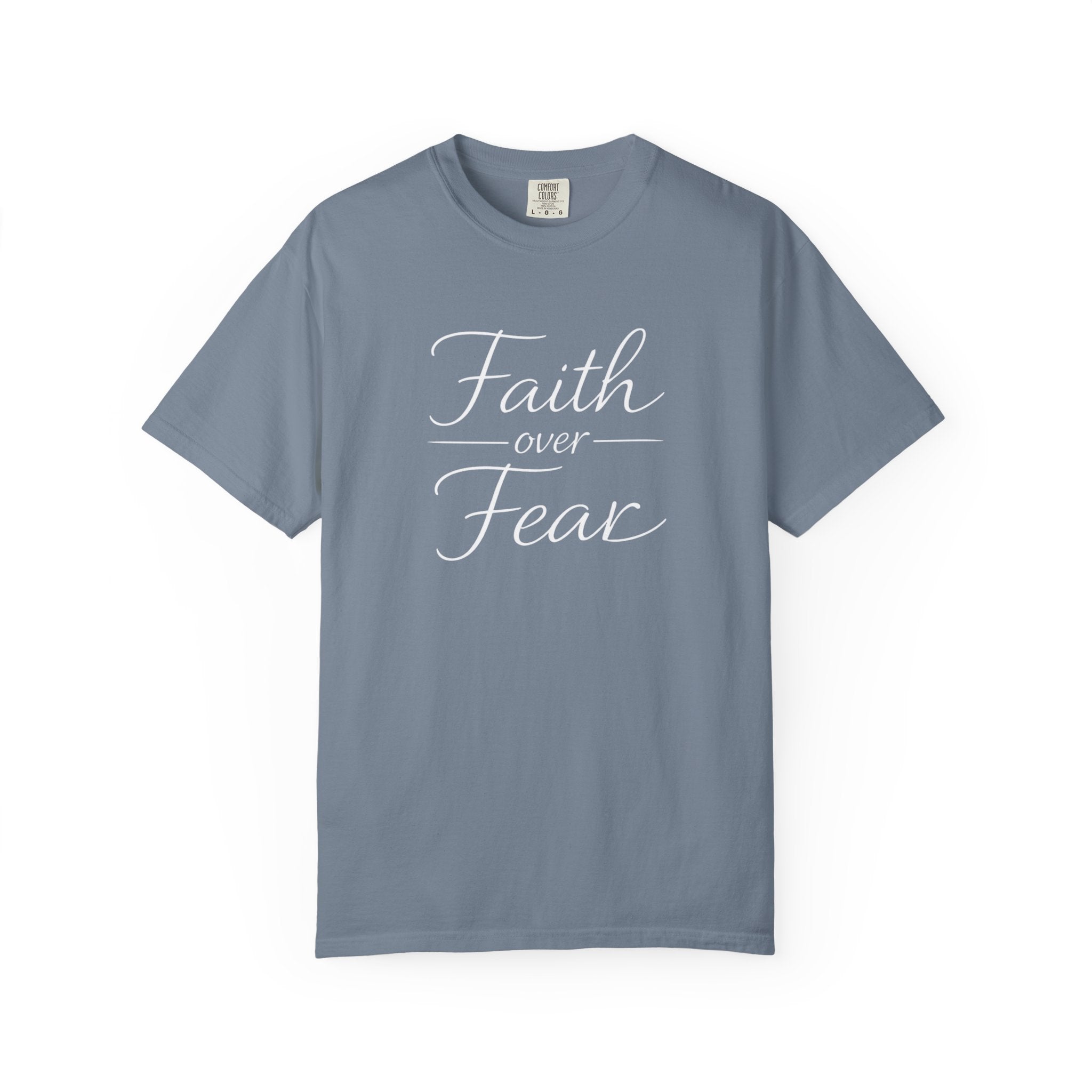 Faith Over Fear T-shirt | Inspirational Christian Scripture Tee