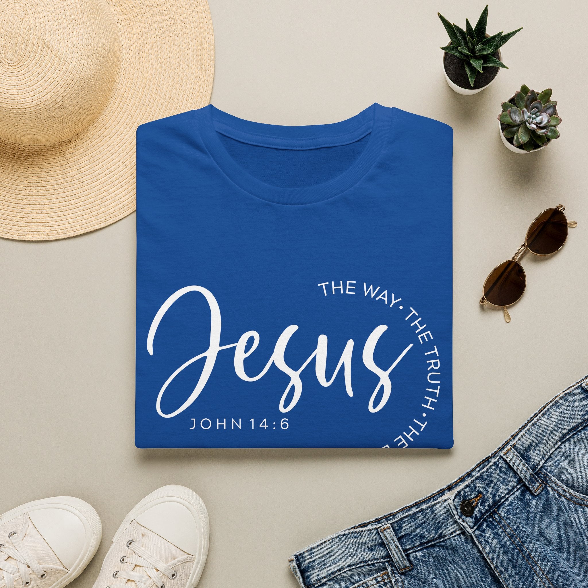 Jesus The Way The Truth The Life John 14:6 Unisex T-shirt