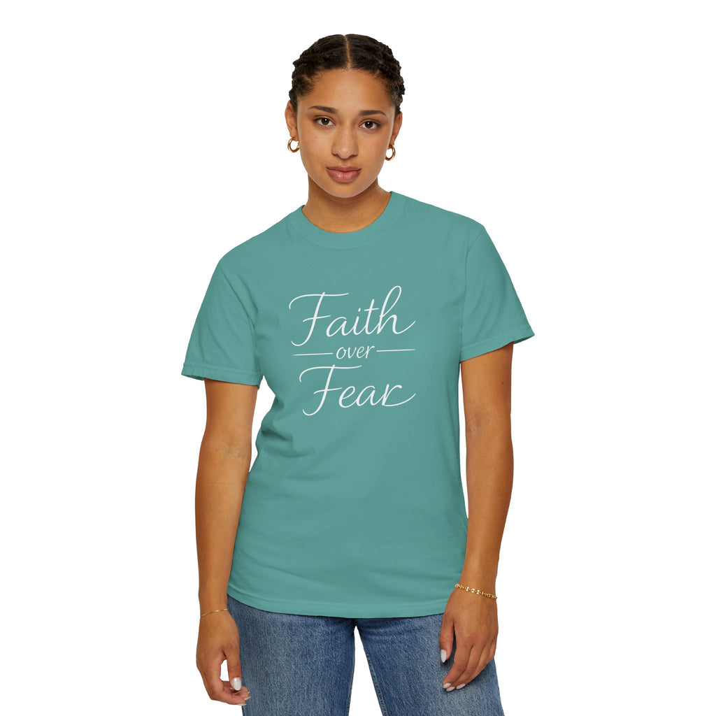 Faith Over Fear T-shirt | Inspirational Christian Scripture Tee