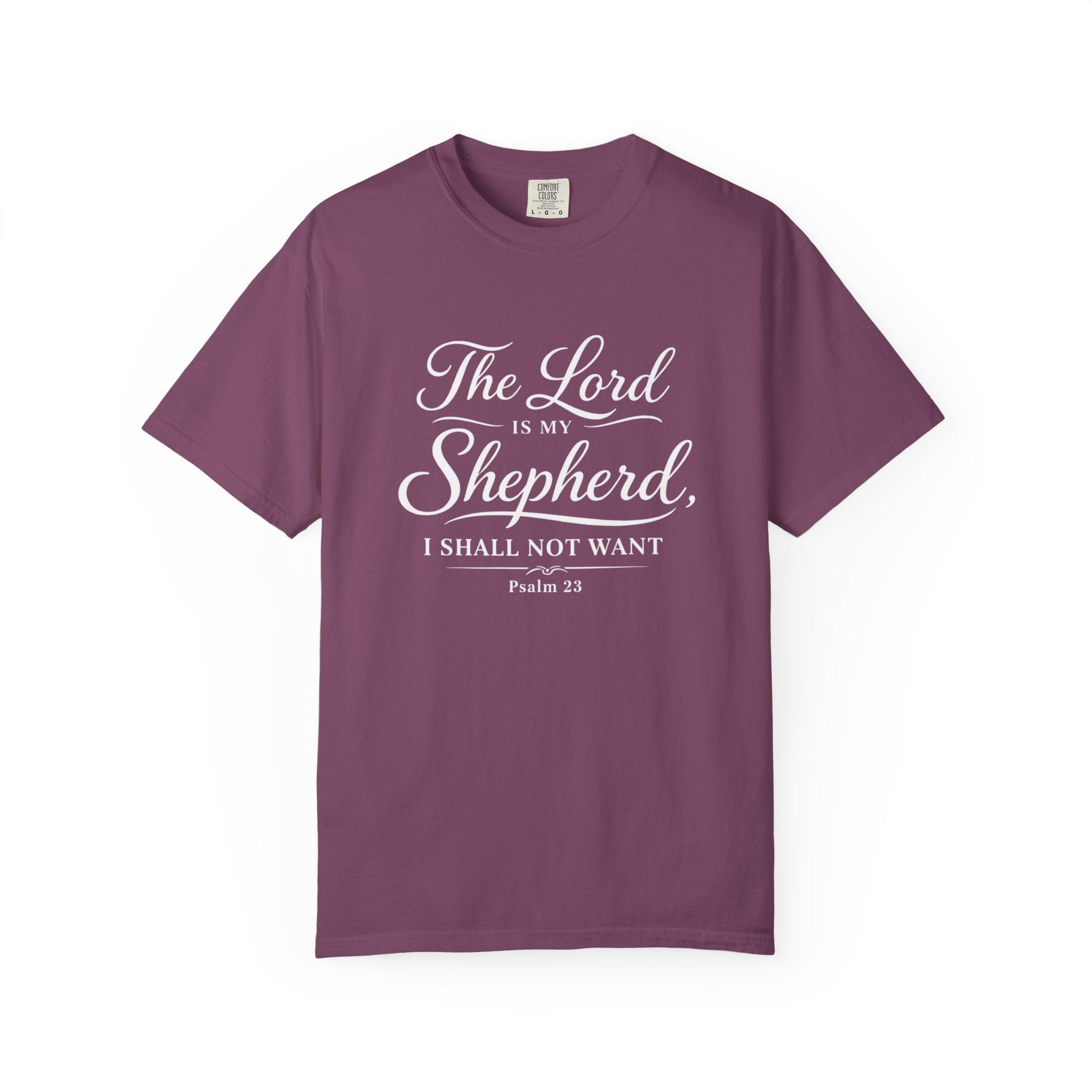 The Lord is My Shepherd Psalm 23 T-shirt | Christian Faith Tee | Unisex Tee