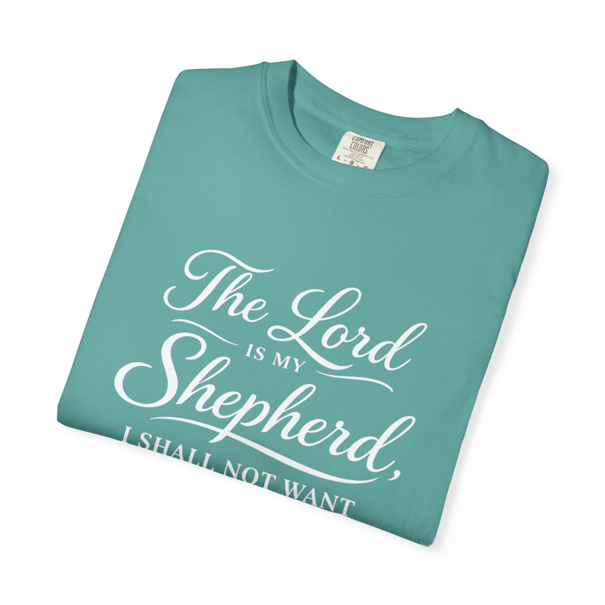The Lord is My Shepherd Psalm 23 T-shirt | Christian Faith Tee | Unisex Tee
