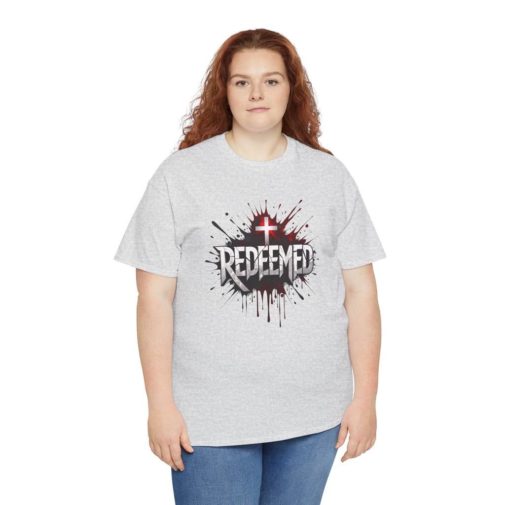 Redeemed Cross T-Shirt — Christian Faith Graphic Tee