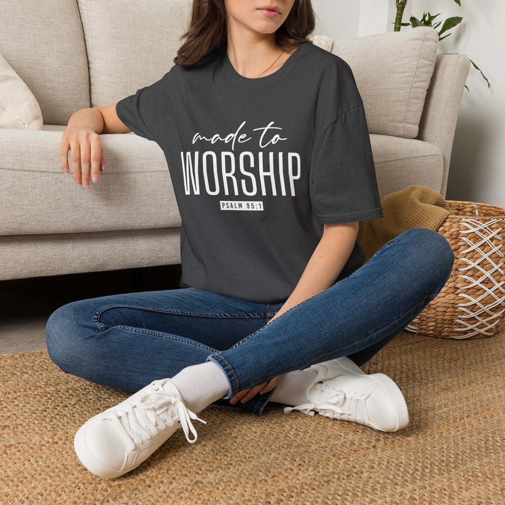 Made to Worship T-Shirt (Psalm 95:1)