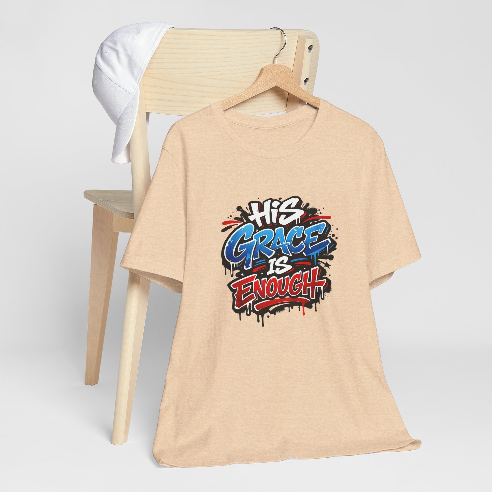 His Grace Is Enough Christian Graphic Unisex Tee