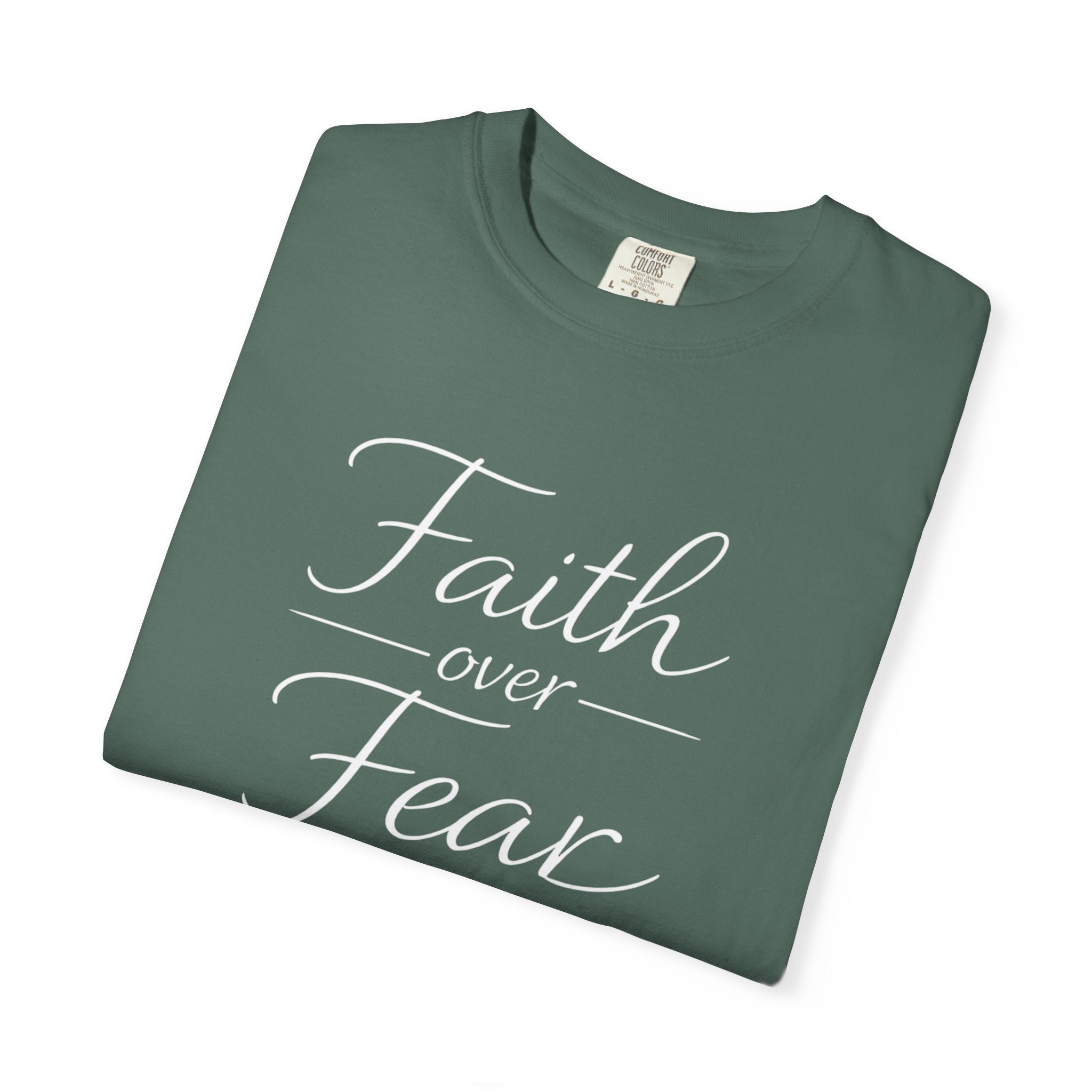 Faith Over Fear T-shirt | Inspirational Christian Scripture Tee