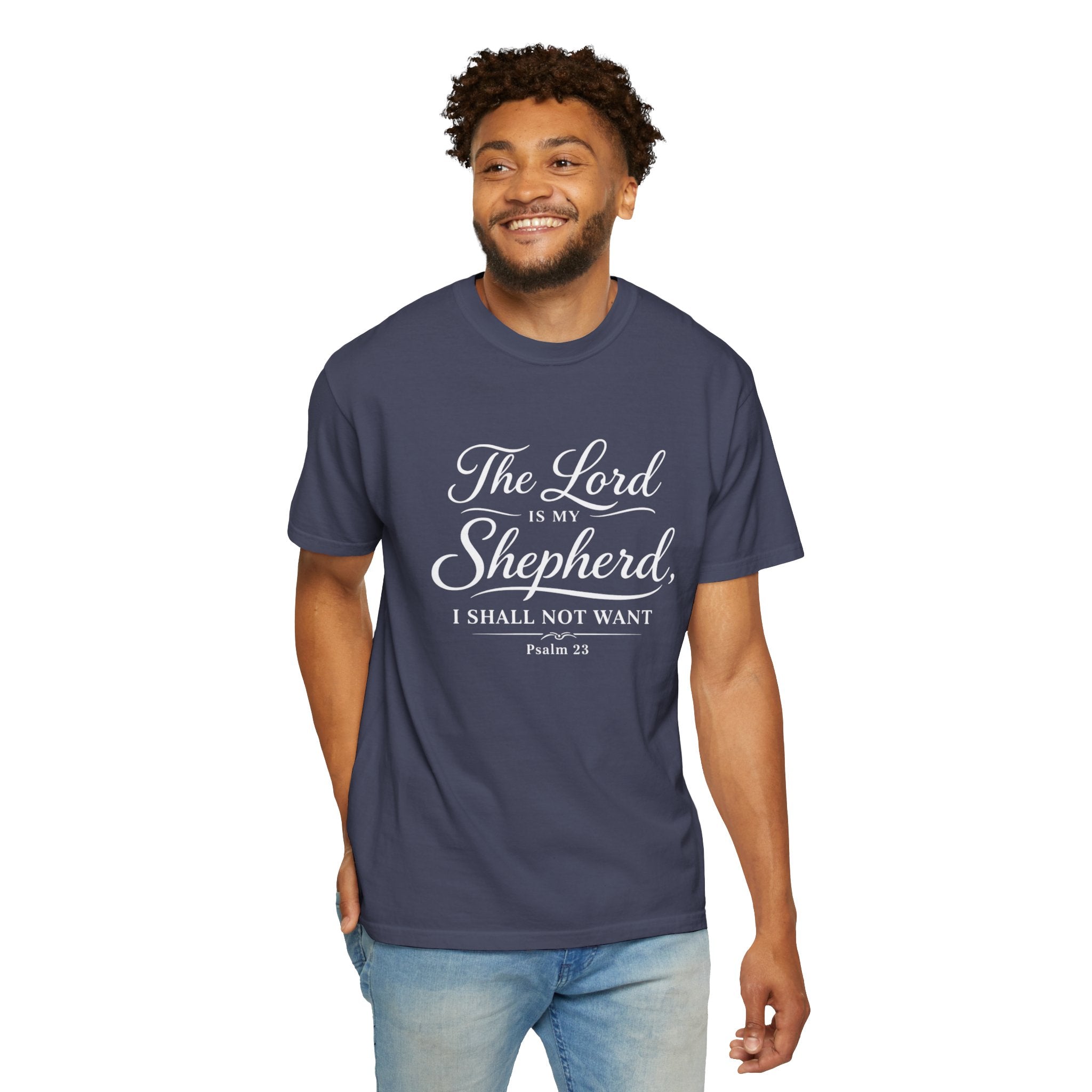 The Lord is My Shepherd Psalm 23 T-shirt | Christian Faith Tee | Unisex Tee