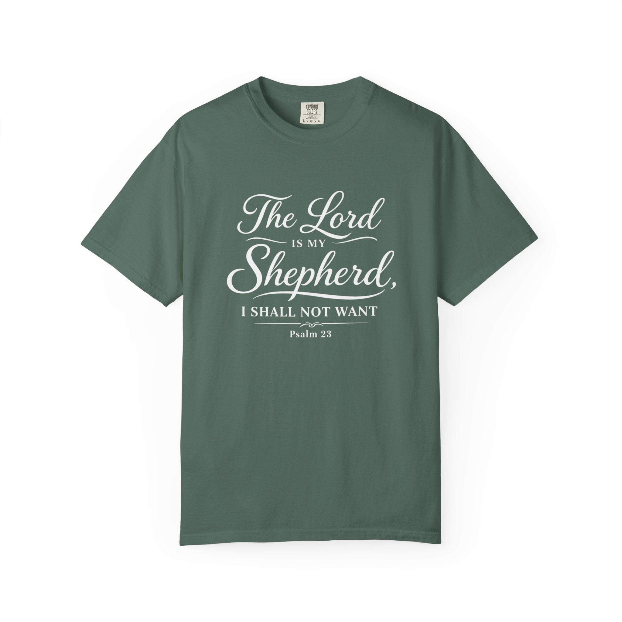 The Lord is My Shepherd Psalm 23 T-shirt | Christian Faith Tee | Unisex Tee