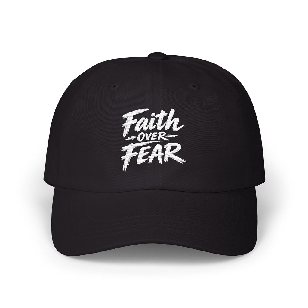 Faith Over Fear Embroidered Dad Cap