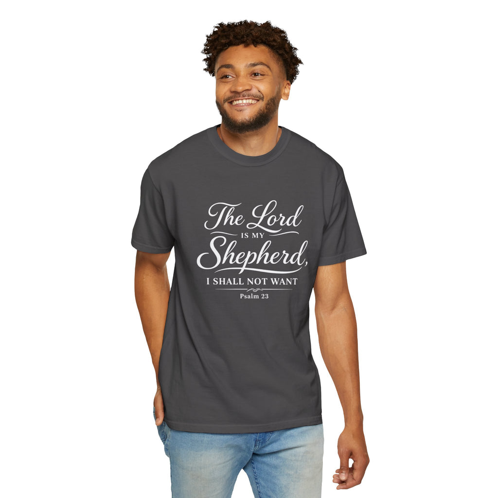 The Lord is My Shepherd Psalm 23 T-shirt | Christian Faith Tee | Unisex Tee