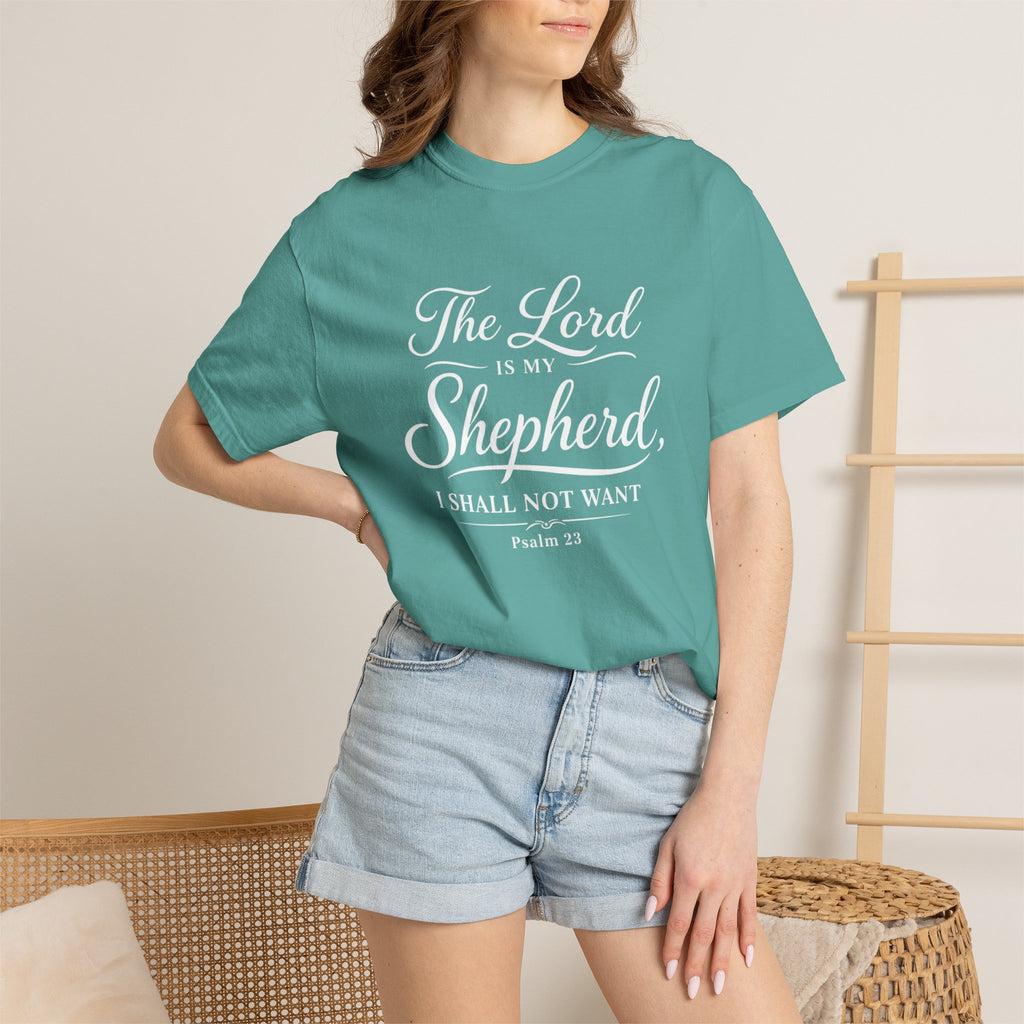 The Lord is My Shepherd Psalm 23 T-shirt | Christian Faith Tee | Unisex Tee