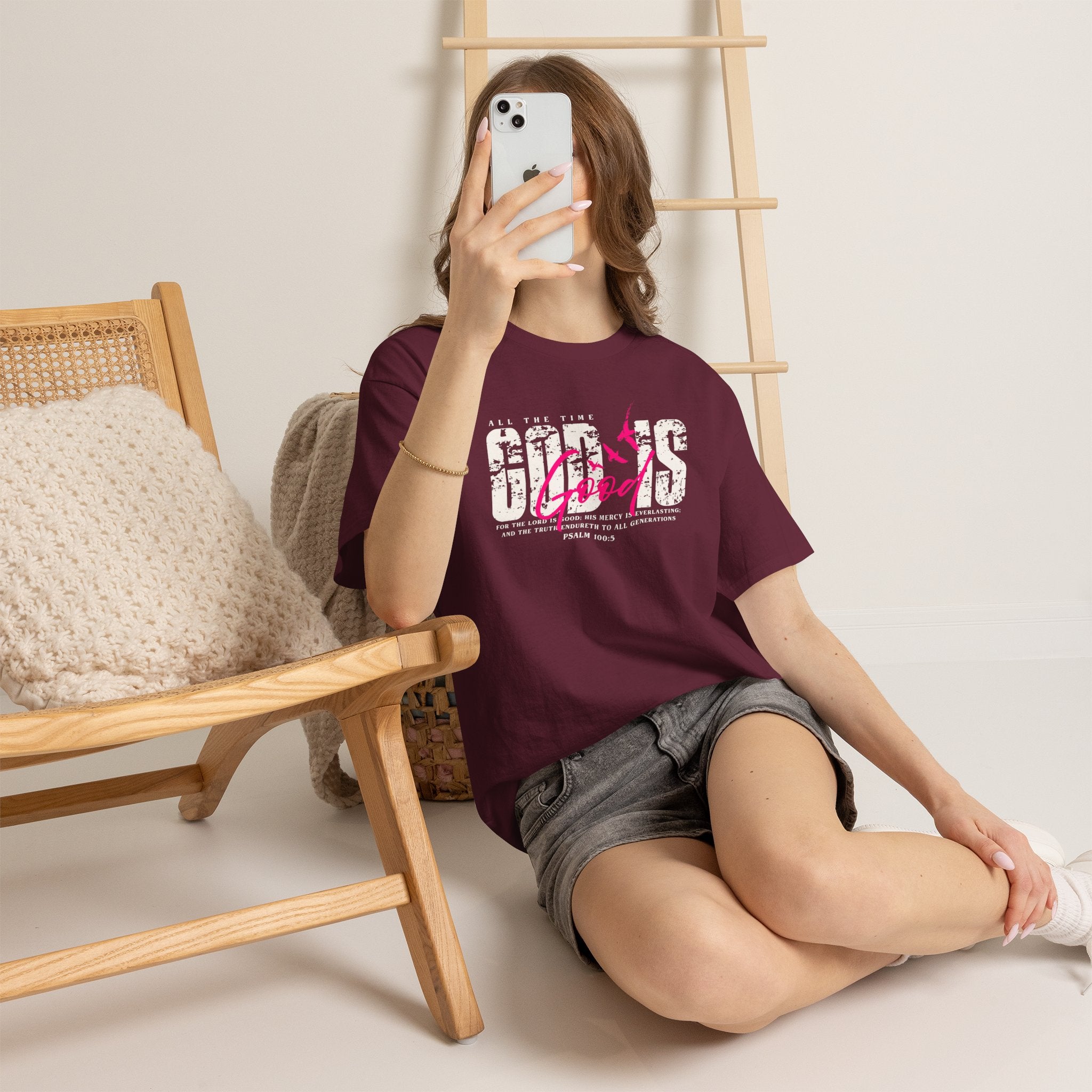 God Is Good All The Time Psalm 100:5 Unisex Tee