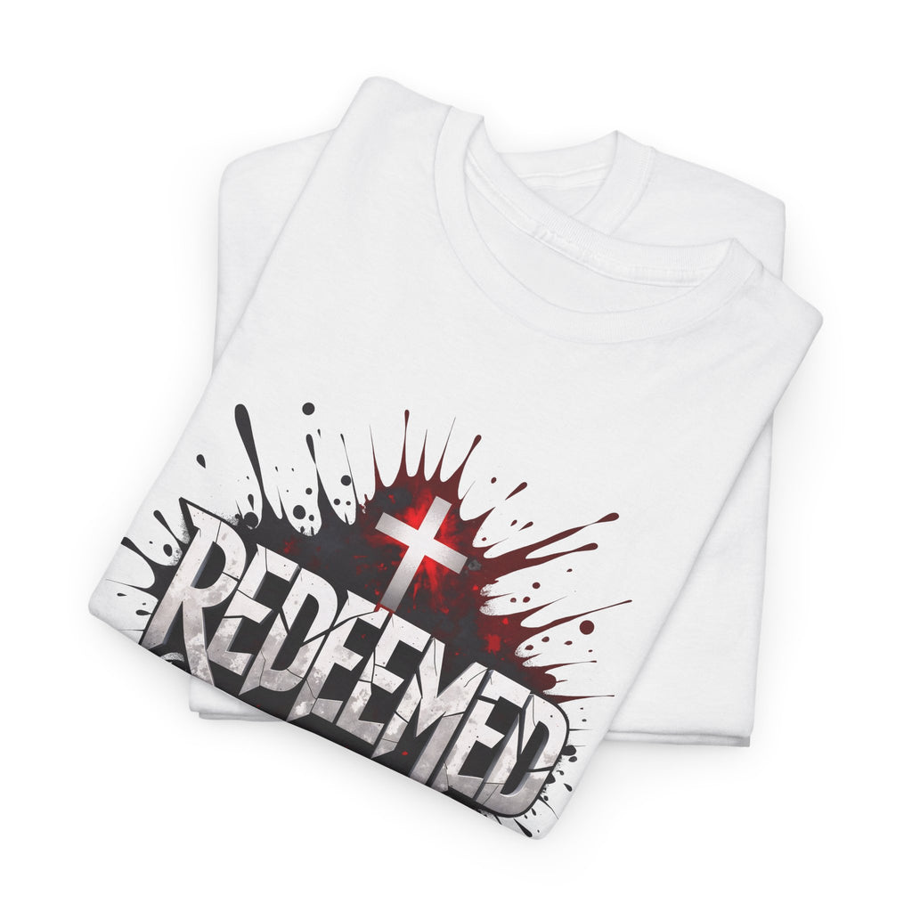 Redeemed Cross T-Shirt — Christian Faith Graphic Tee