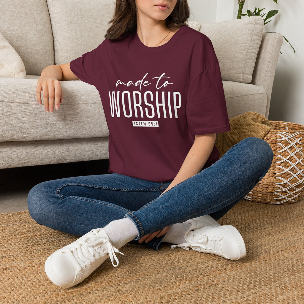 Made to Worship T-Shirt (Psalm 95:1)
