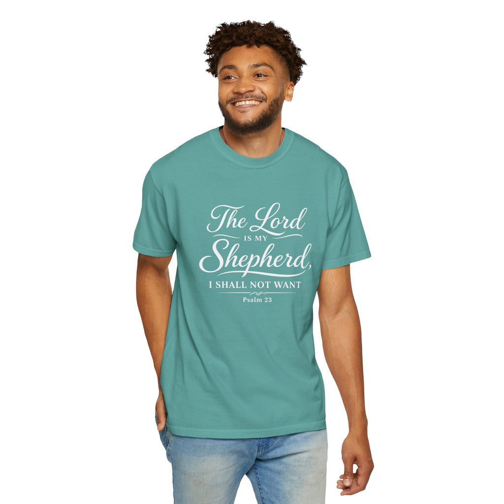 The Lord is My Shepherd Psalm 23 T-shirt | Christian Faith Tee | Unisex Tee