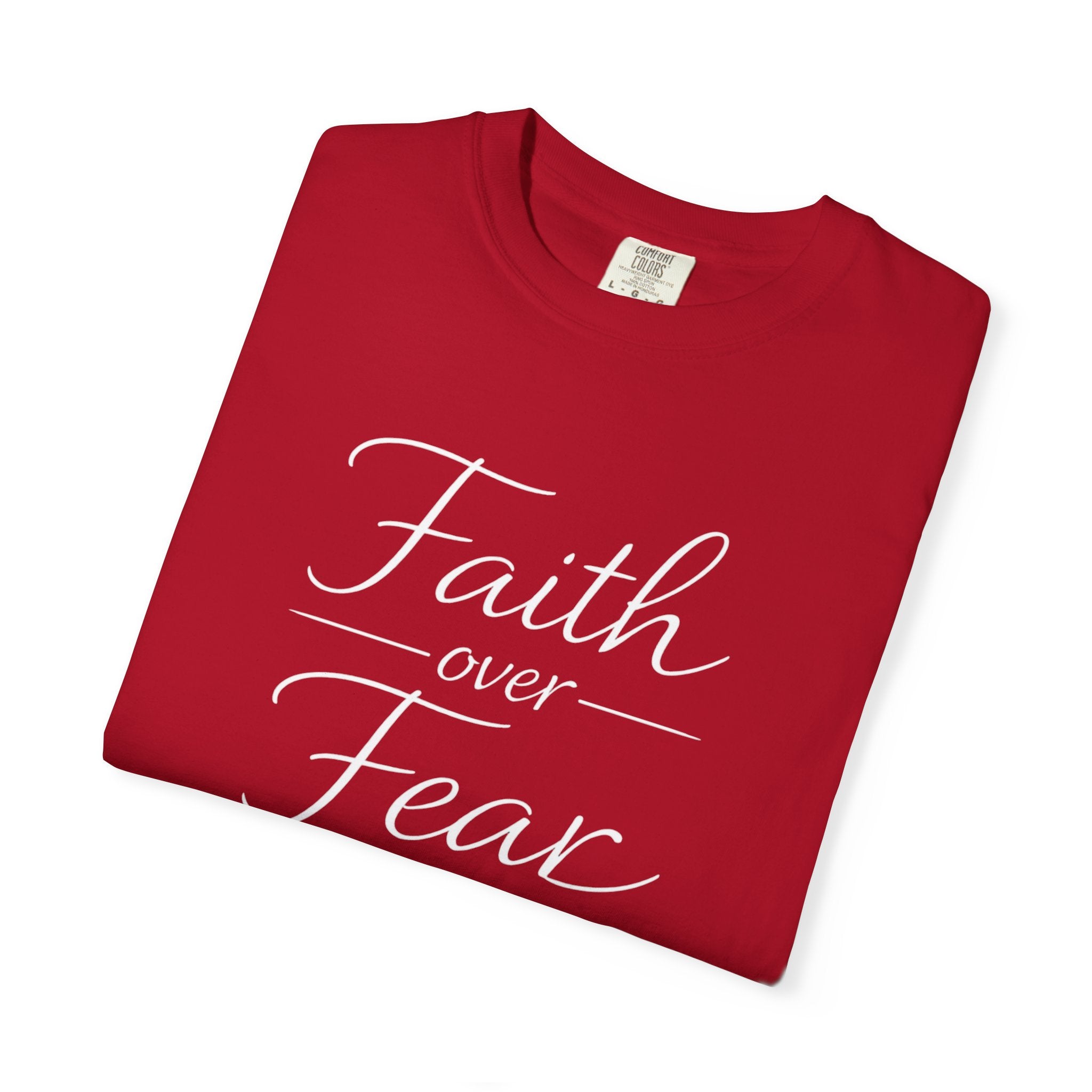 Faith Over Fear T-shirt | Inspirational Christian Scripture Tee