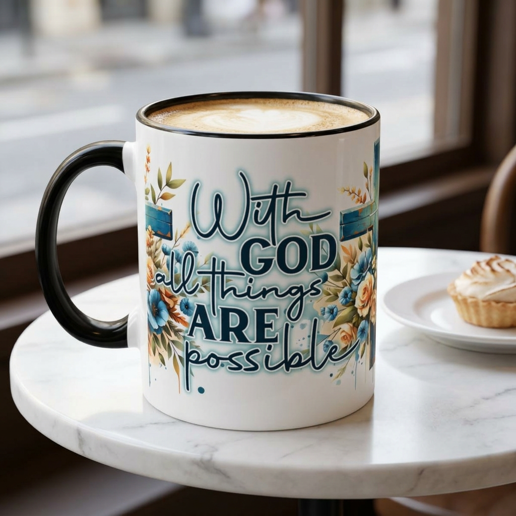 "With God All Things Are Possible" Coffee Mug(11oz)